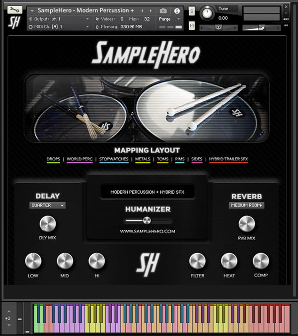 Sfx Instrument Modern Percussion + Hybrid SFX - SampleHero - Virtual Instruments