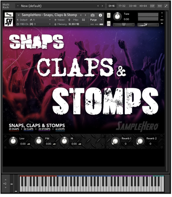 Claps Claps Instrument Snaps, Claps & Stomps - SampleHero - Virtual Instruments